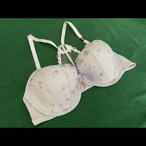 Victoria’s Secret BODY BY VICTORIA Full Coverage Shimmer Floral Racerback Bra - Picture 3 of 16